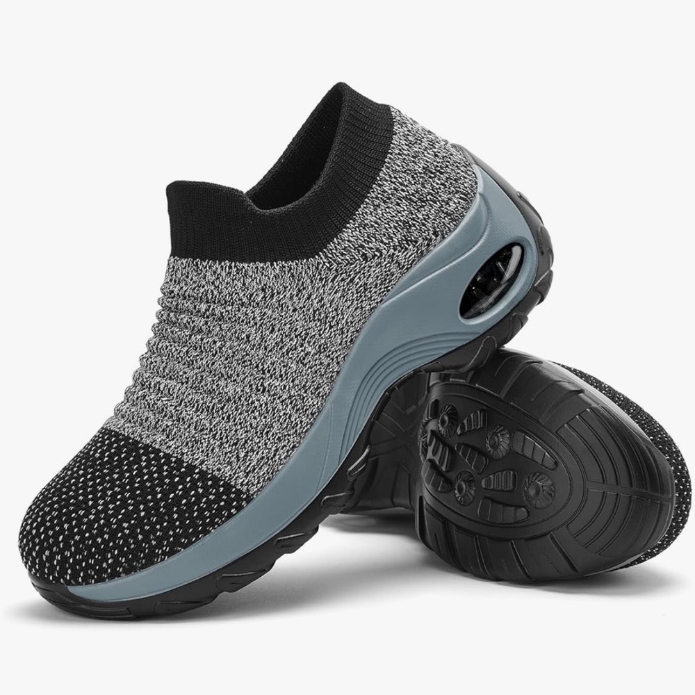 Zapatos para mujer, de malla antideslizante, con amortiguación de aire correr